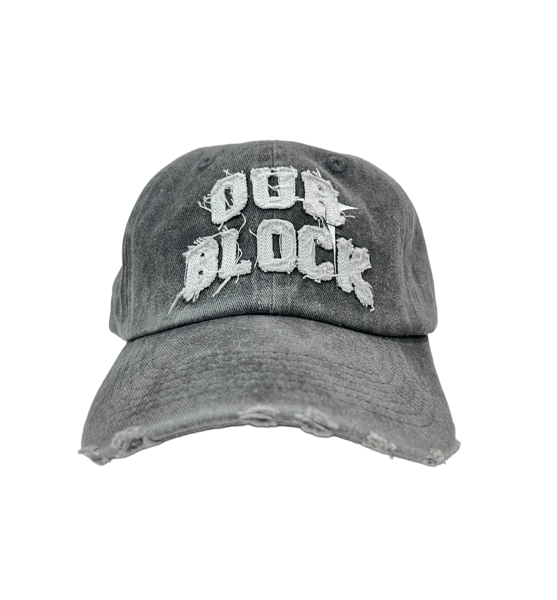 Appliqué Cap- Faded Black